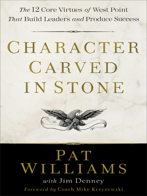 Title details for Character Carved in Stone by Pat Williams - Available
